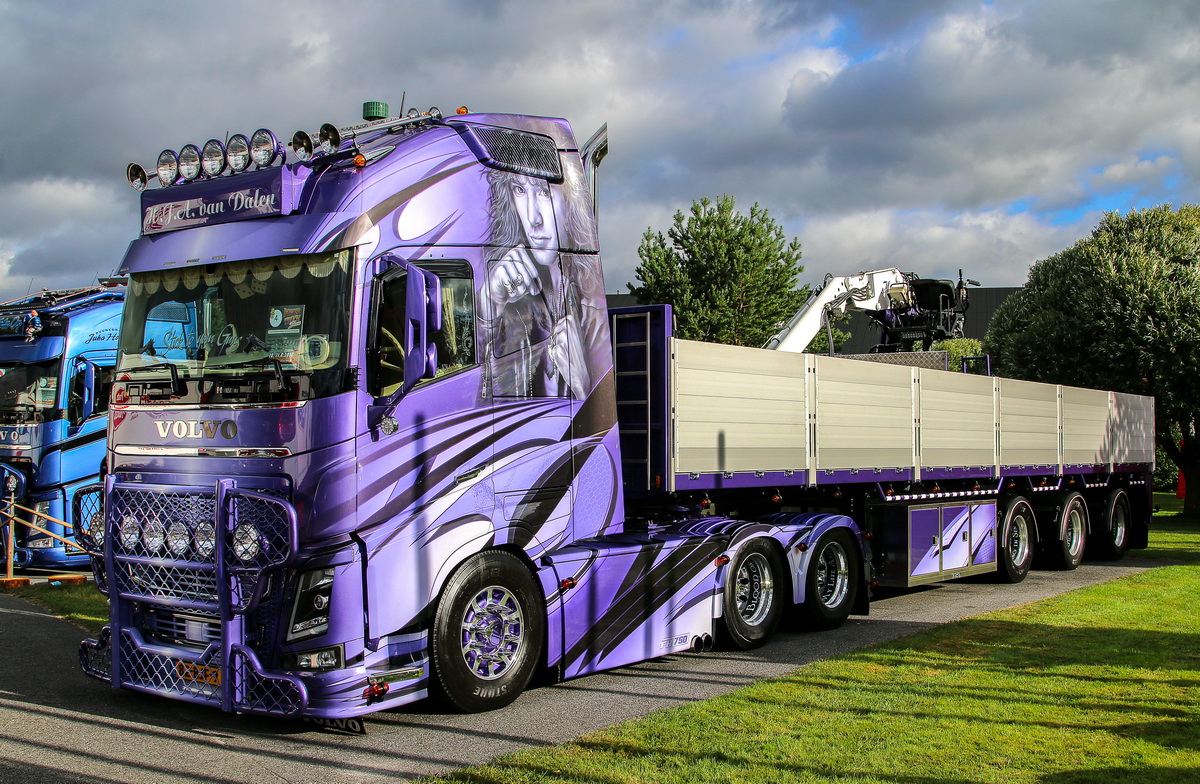 Нидерланды, № 82-BJF-9 — Volvo ('2012) FH16.750; Финляндия — Power Truck Show 2018