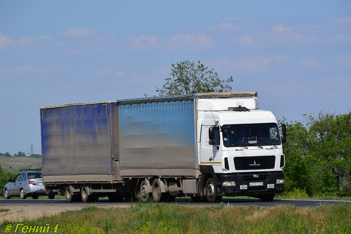 Свердловская область, № В 693 ТМ 196 — МАЗ-631019