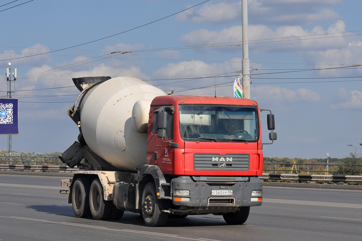 Омская область, № Т 560 РР 55 — MAN TGS 33.350