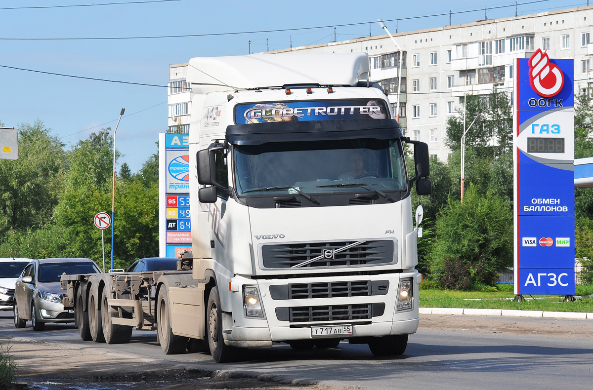 Омская область, № Т 717 АВ 55 — Volvo ('2002) FH12.440