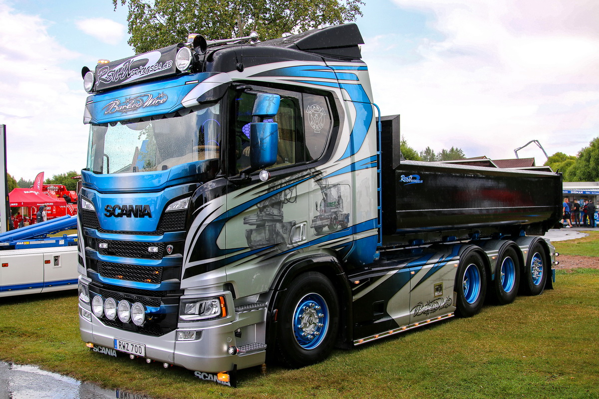 Швеция, № RWZ 700 — Scania ('2016) R650; Финляндия — Power Truck Show 2019