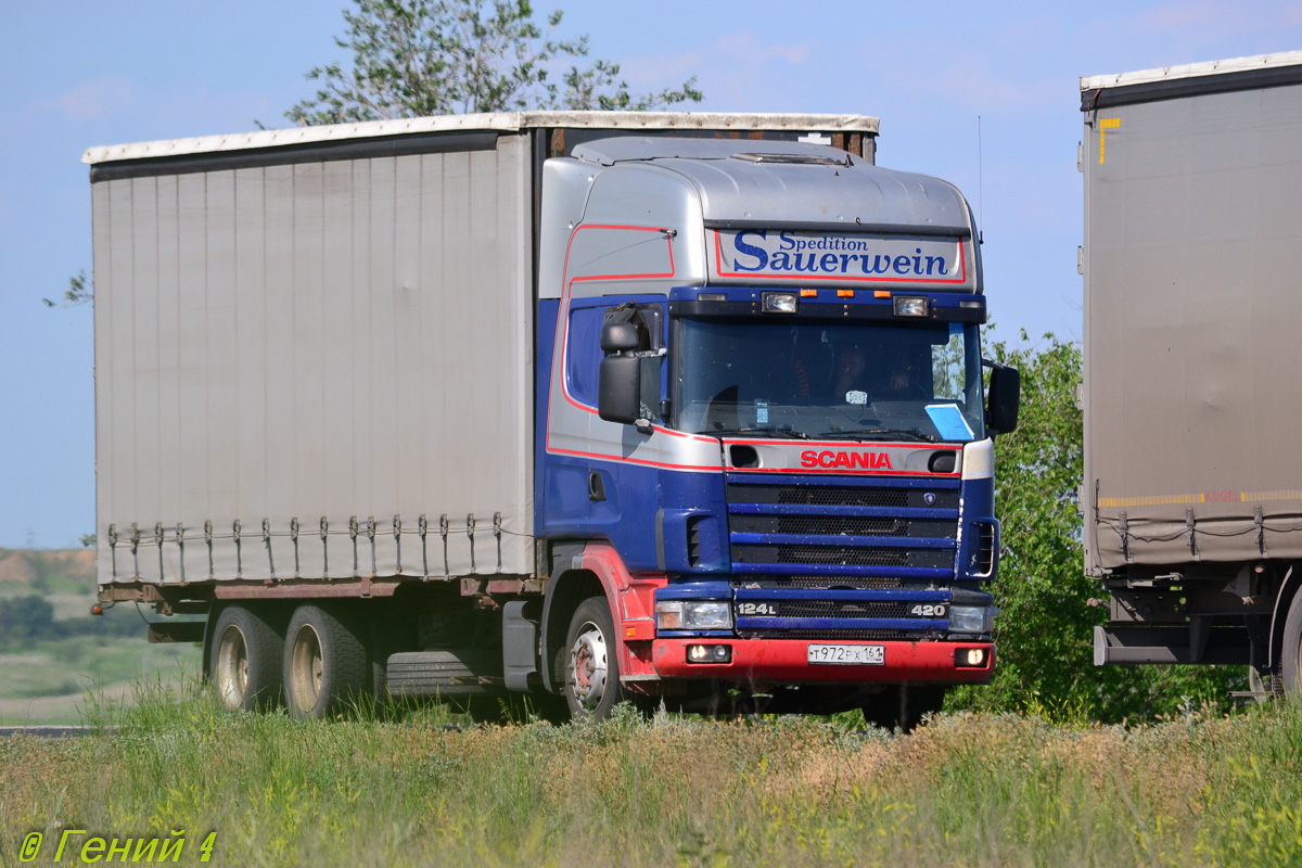 Ростовская область, № Т 972 РХ 161 — Scania ('1996) R124L