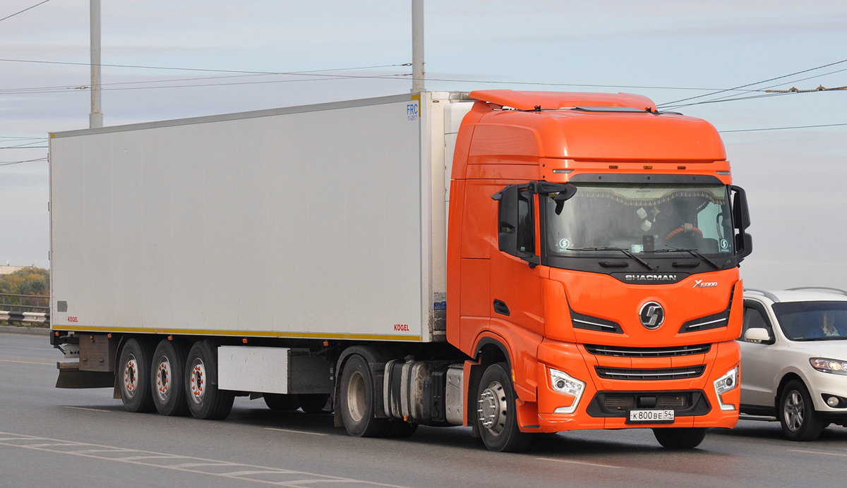 Новосибирская область, № К 800 ВЕ 54 — Shaanxi Shacman X6000 SX4188