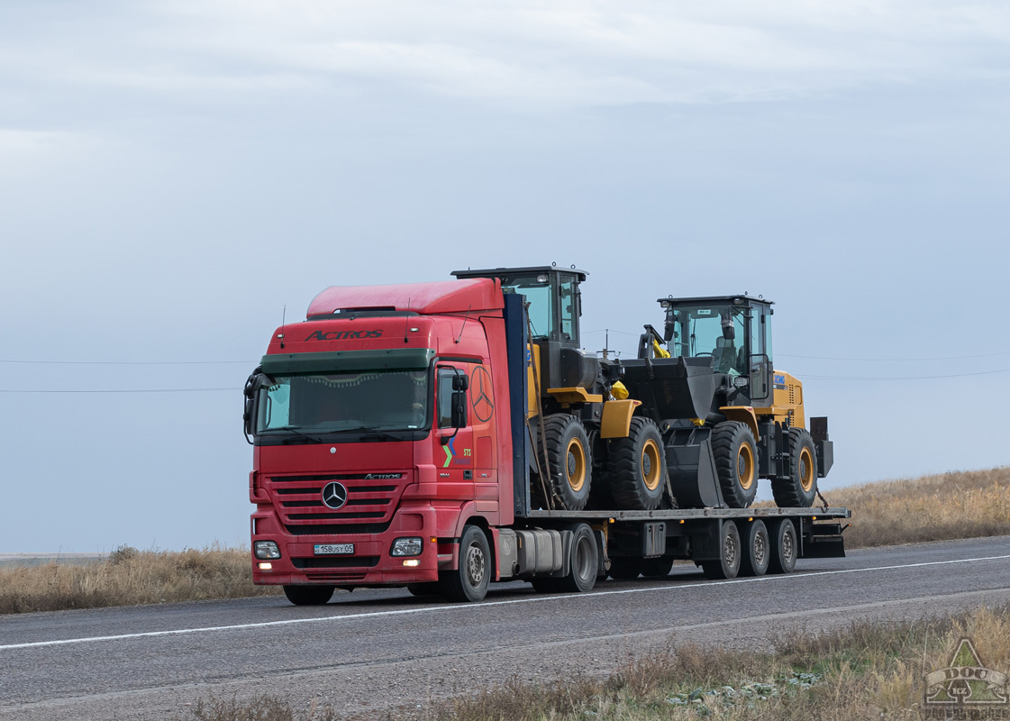 Алматинская область, № 158 USY 05 — Mercedes-Benz Actros ('2003) 1841; Новая техника (Алматинская область)
