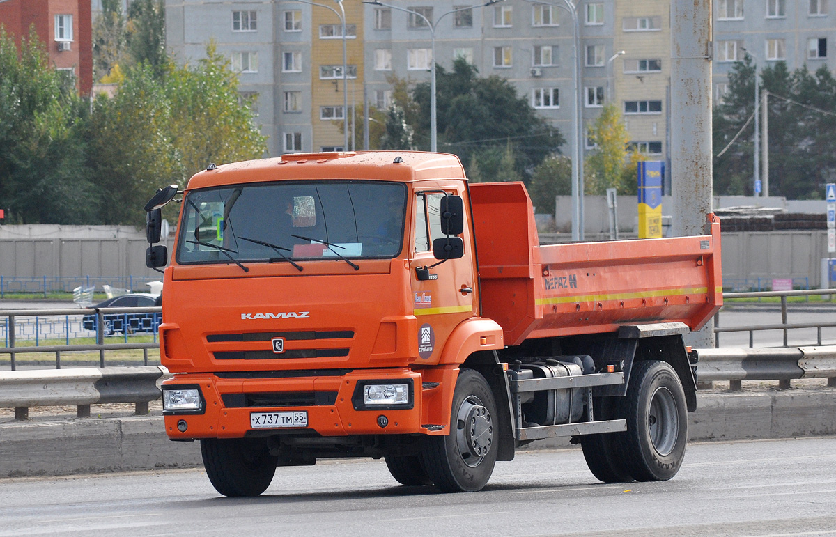Омская область, № Х 737 ТМ 55 — КамАЗ-43255-G5(69)