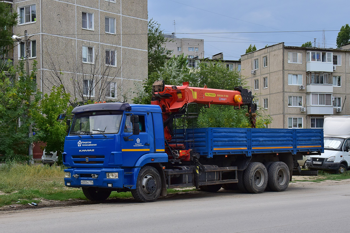 Волгоградская область, № В 553 ХС 134 — КамАЗ-65117-L4(19)
