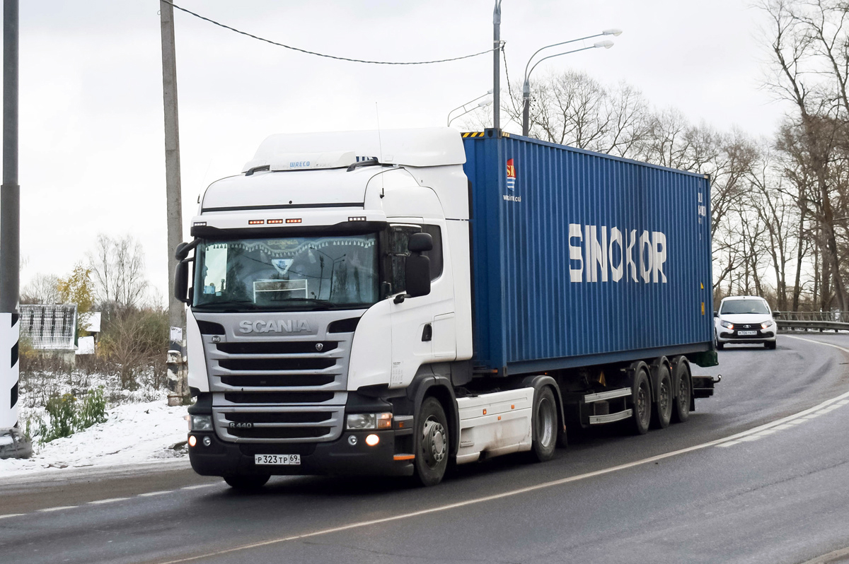 Тверская область, № Р 323 ТР 69 — Scania ('2013) R440