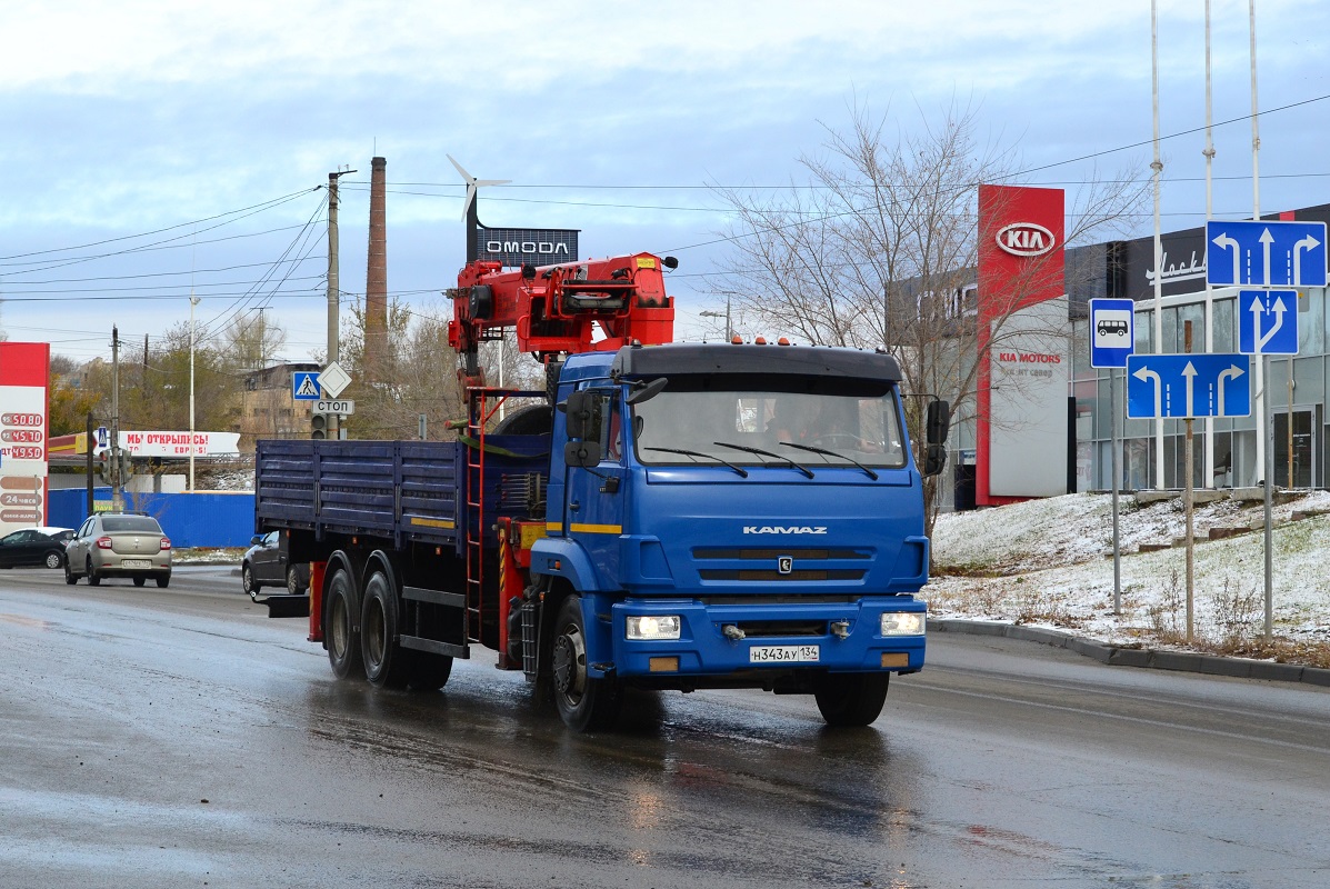 Волгоградская область, № Н 343 АУ 134 — КамАЗ-65117-A5(48)