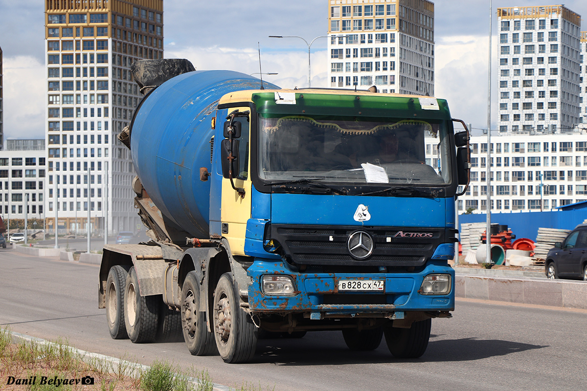 Ленинградская область, № В 828 СХ 47 — Mercedes-Benz Actros ('2003) 4141