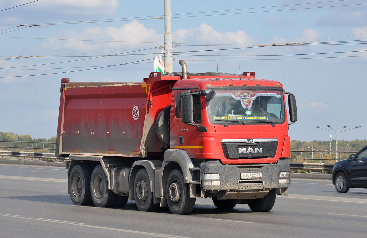 Омская область, № Х 384 ОХ 55 — MAN TGS (общая модель)