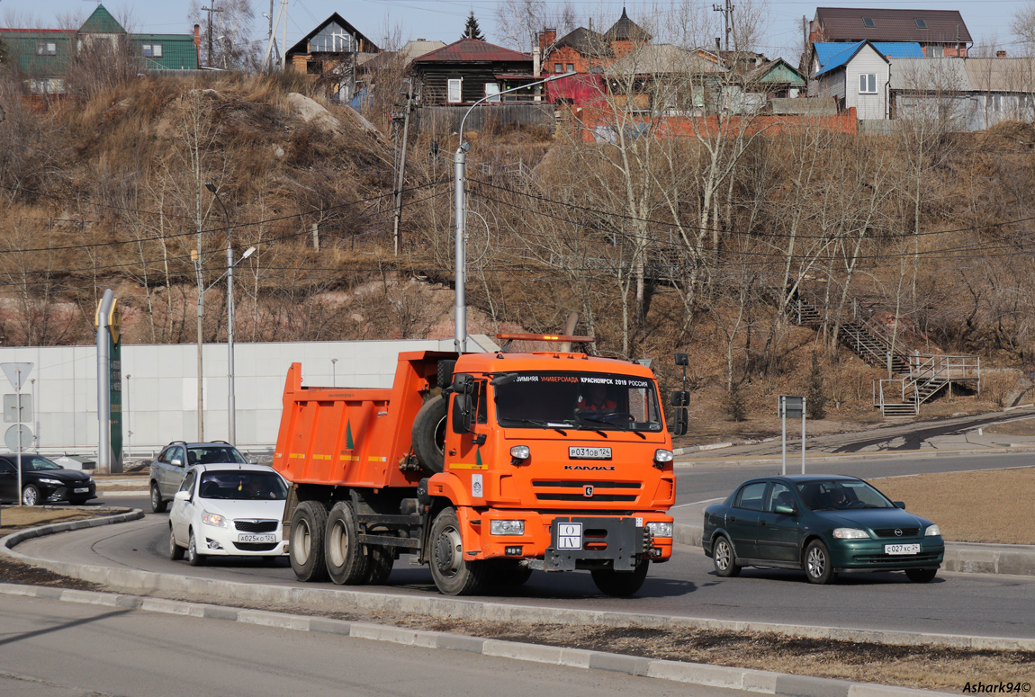 Красноярский край, № Р 031 ОВ 124 — КамАЗ-65115-L4(19)