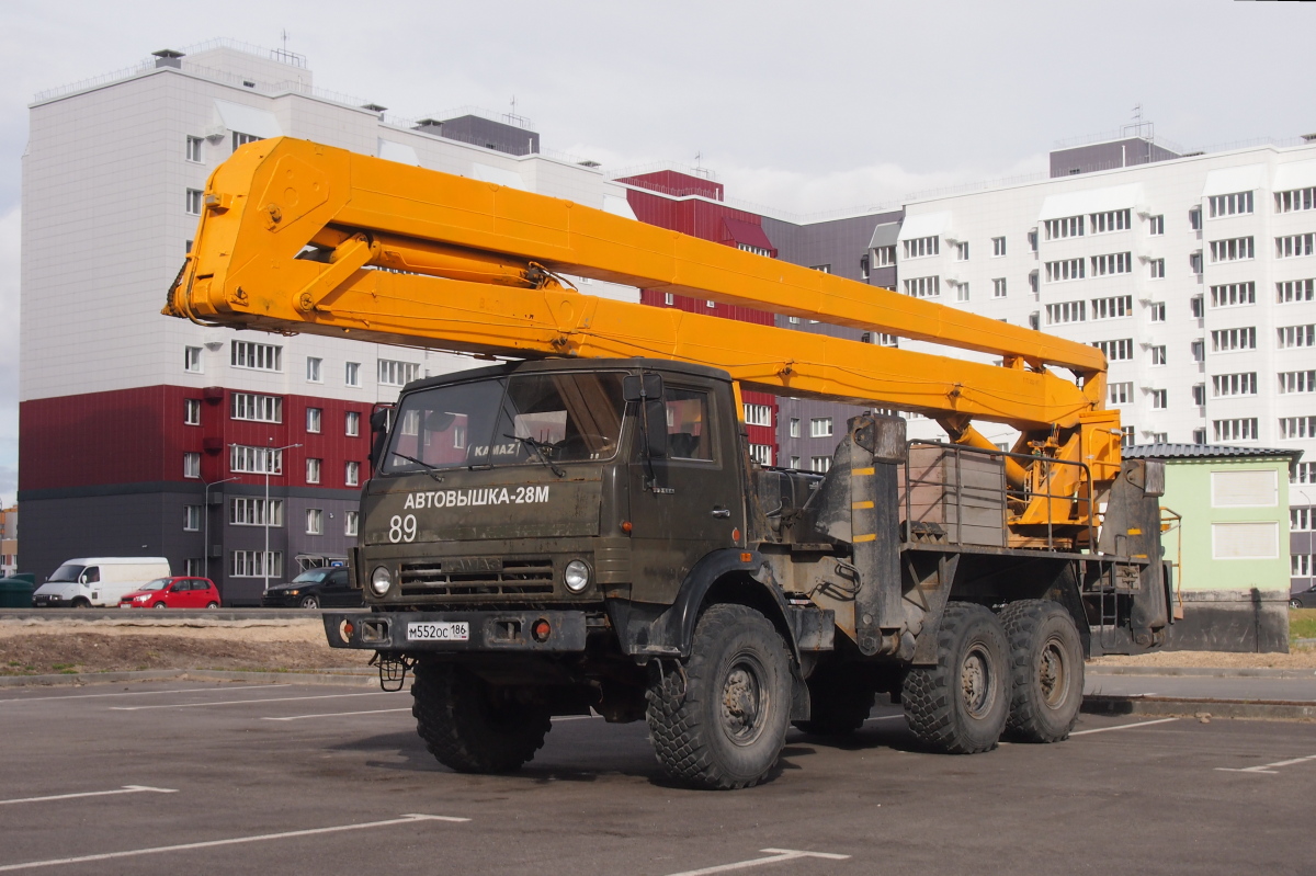 Ханты-Мансийский автоном.округ, № М 552 ОС 186 — КамАЗ-43114 [431140]