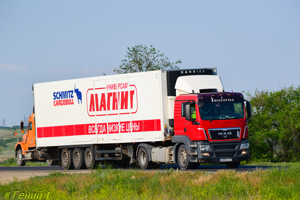 Волгоградская область, № Н 858 ЕС 37 — MAN TGS 18.360