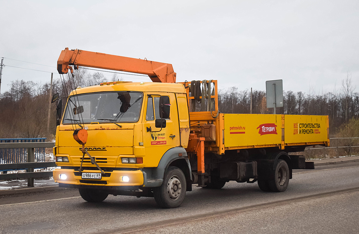 Тверская область, № О 986 УС 69 — КамАЗ-4308-A3(96)