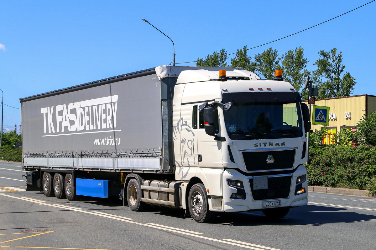 Санкт-Петербург, № Н 080 АУ 198 — Sitrak C7H ZZ4186 MAX