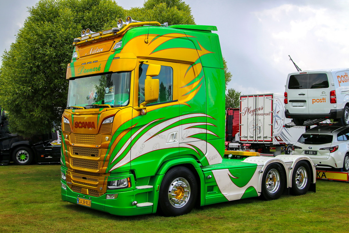 Дания, № CA 39 912 — Scania ('2016) S650; Финляндия — Power Truck Show 2019