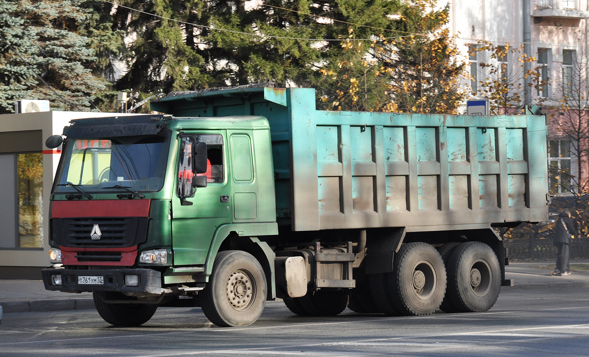Омская область, № Т 761 УМ 55 — Howo HW ZZ3327