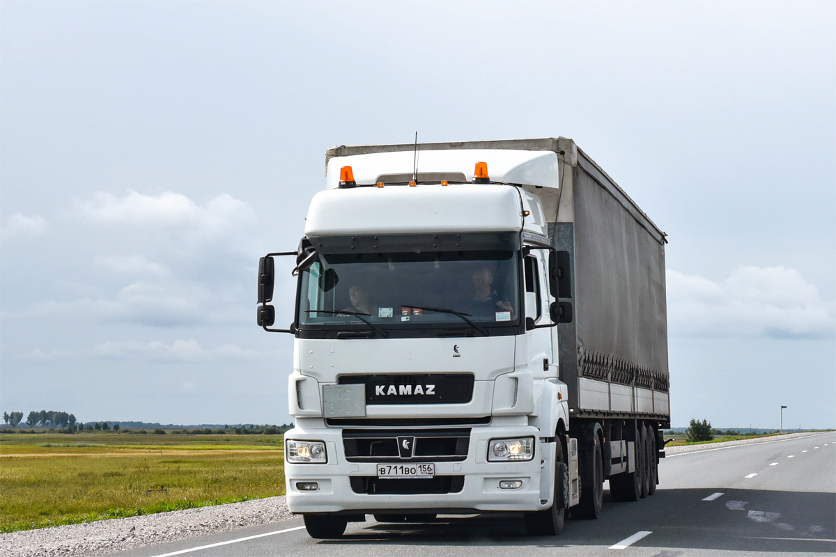 Оренбургская область, № В 711 ВО 156 — КамАЗ-5490-S5(87)