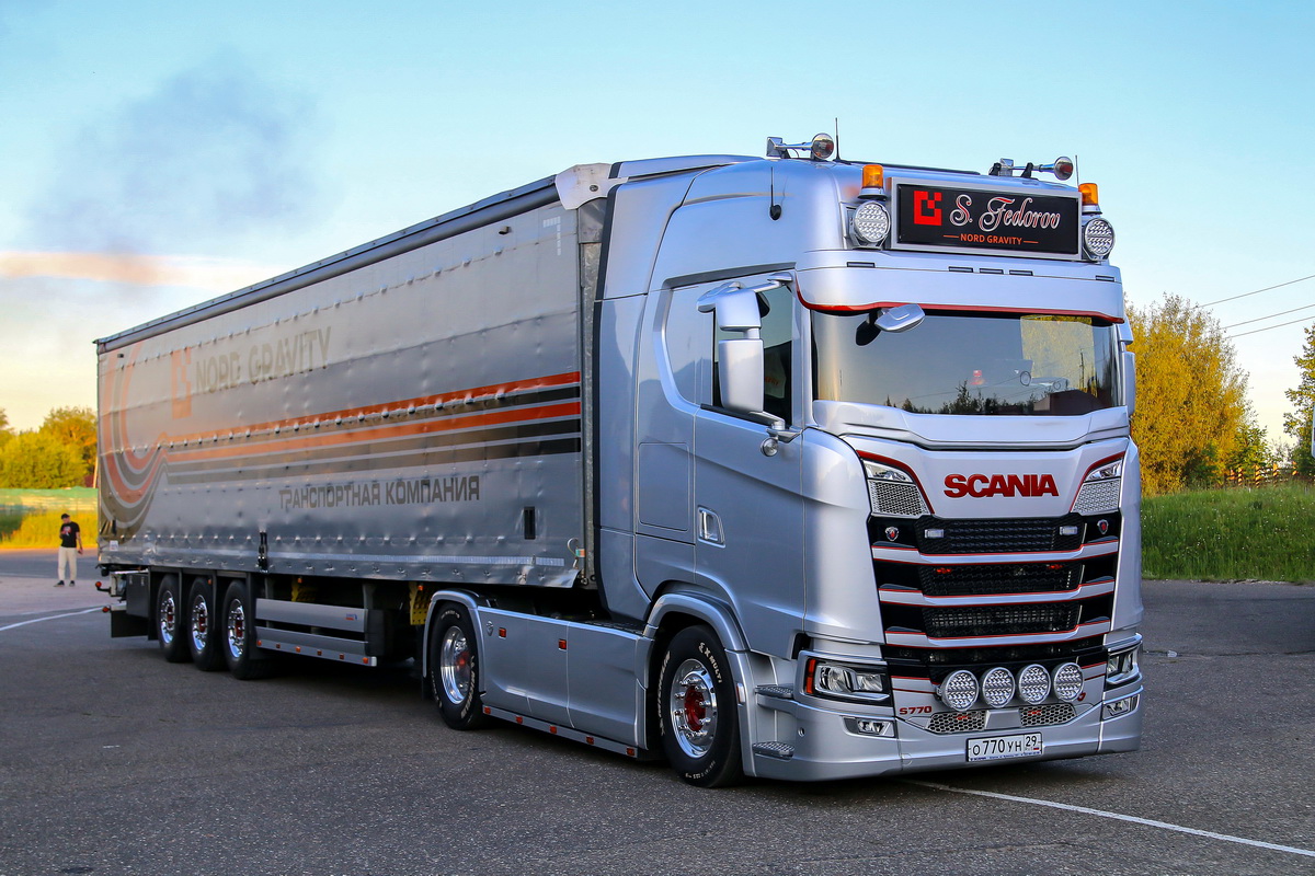 Архангельская область, № О 770 УН 29 — Scania ('2016) S770; Московская область — Фестиваль TruckDay 2024
