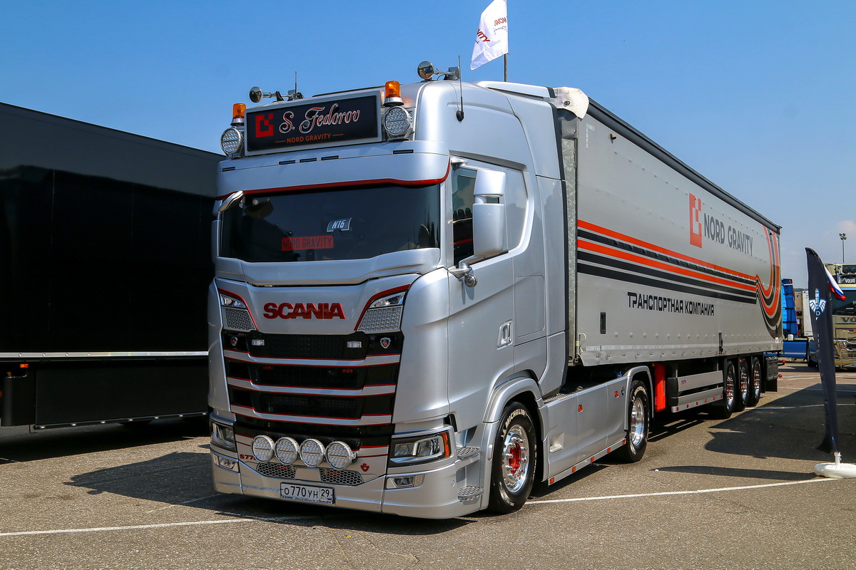 Архангельская область, № О 770 УН 29 — Scania ('2016) S770; Московская область — Фестиваль TruckDay 2024