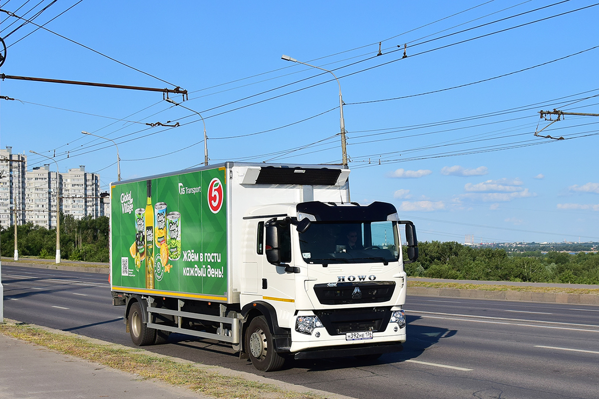 Волгоградская область, № Н 392 НЕ 136 — Howo T5G ZZ1167