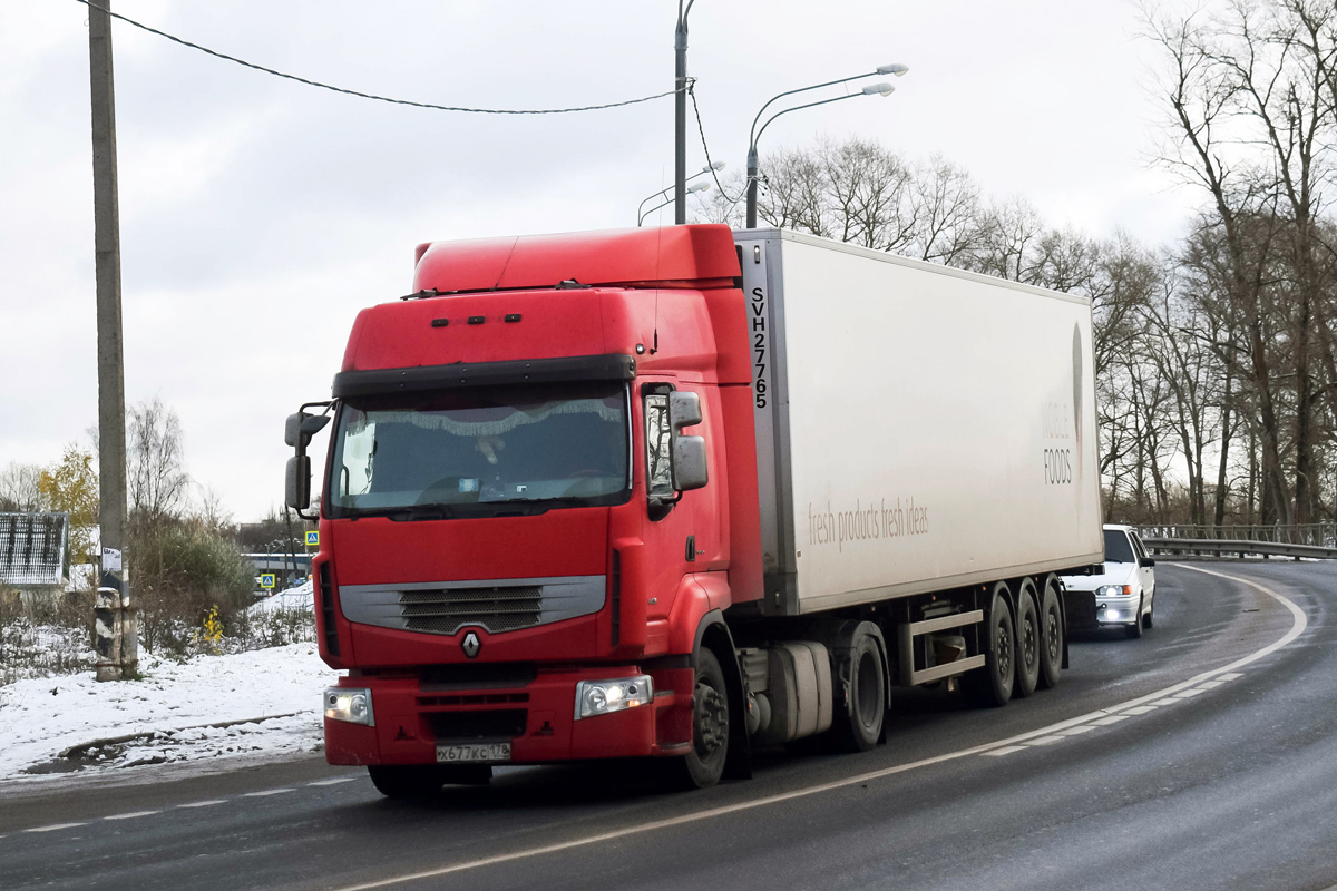 Новгородская область, № Х 677 КС 178 — Renault Premium ('2006) [X9P]