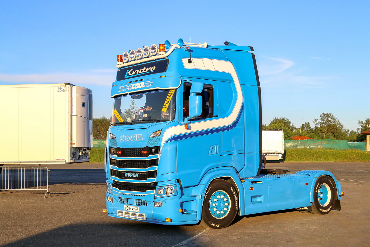 Калининградская область, № Р 383 ХУ 39 — Scania ('2016) S500; Московская область — Фестиваль TruckDay 2024