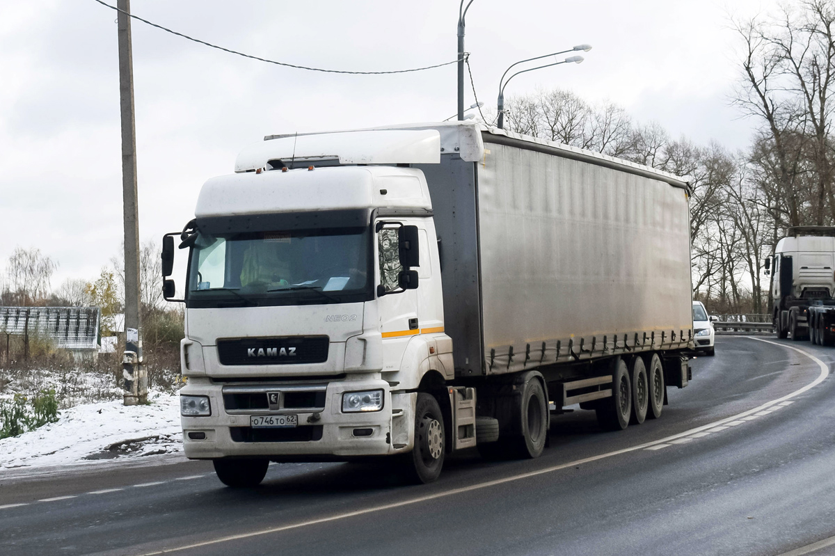 Рязанская область, № О 746 ТО 62 — КамАЗ-5490-S5(87)