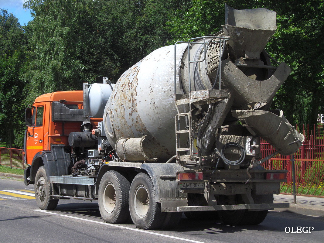 Витебская область, № АМ 5867-2 — КамАЗ-65115 (общая модель)