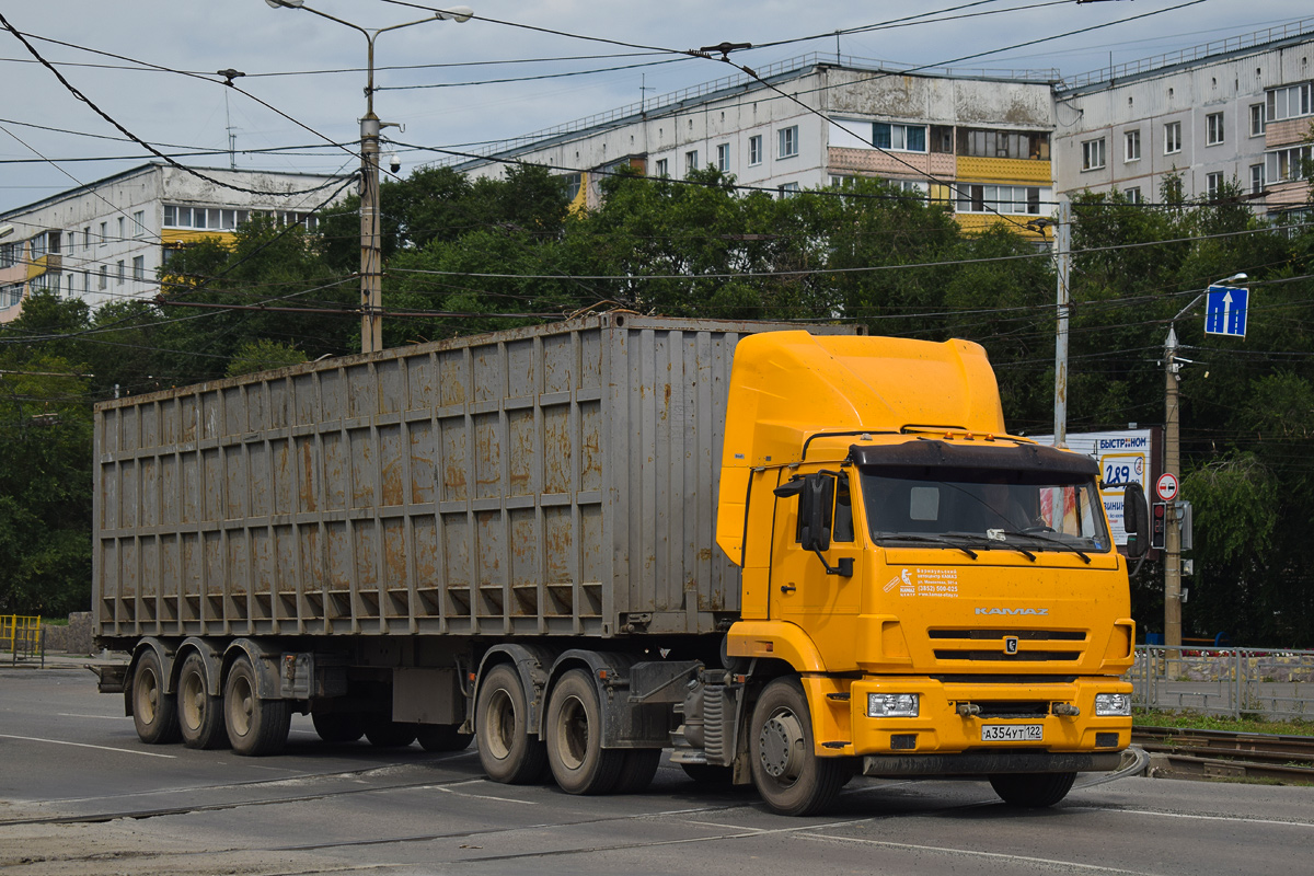 Алтайский край, № А 354 УТ 122 — КамАЗ-65116-A5(48)