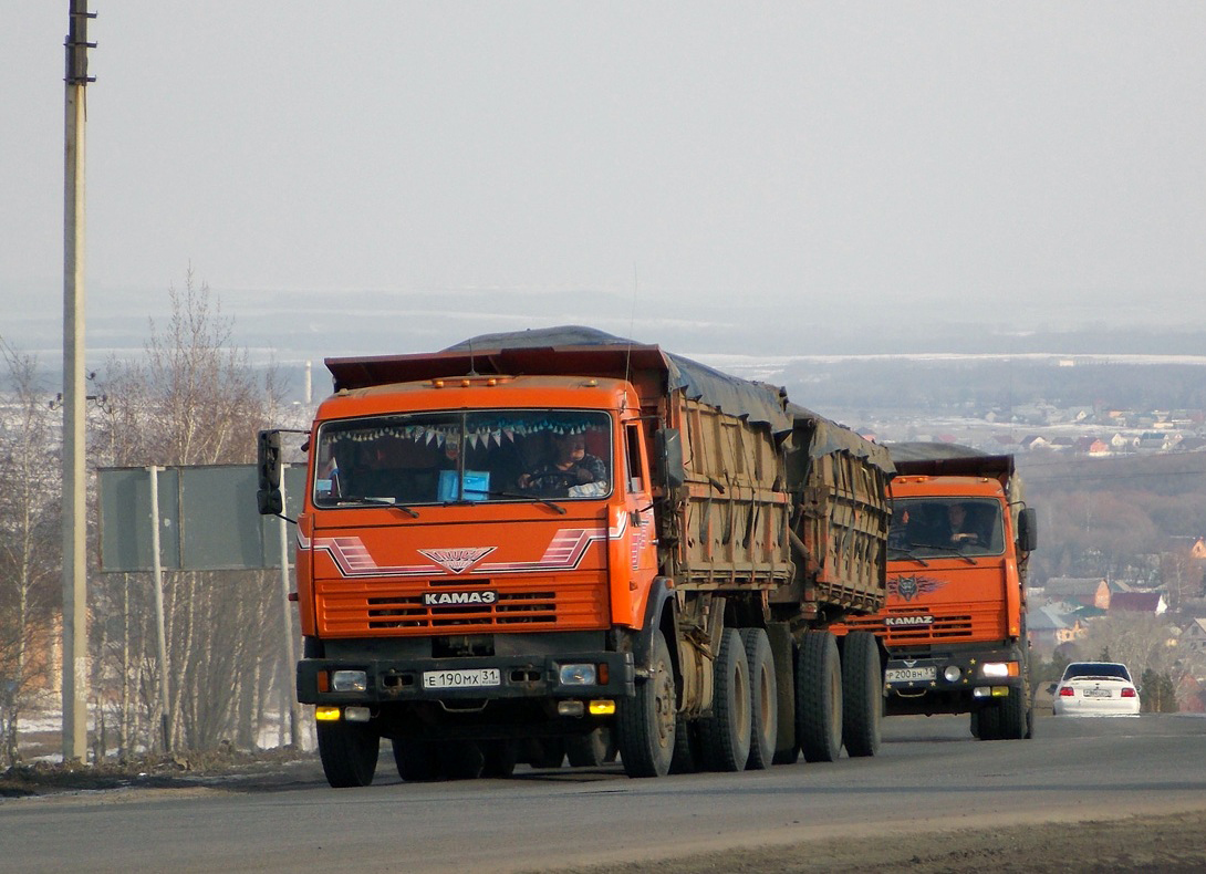 Белгородская область, № Е 190 МХ 31 — КамАЗ-53215-15 [53215R]