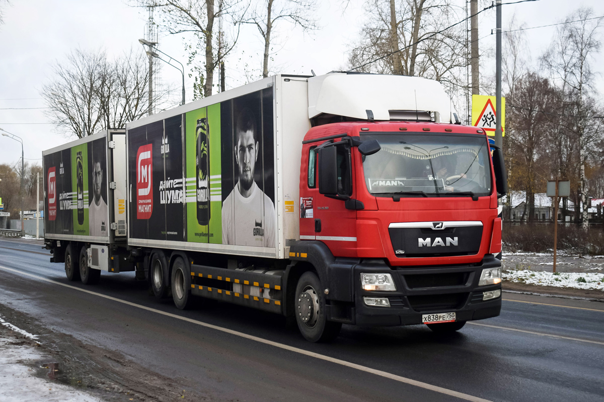 Московская область, № Х 838 РЕ 750 — MAN TGS 28.360