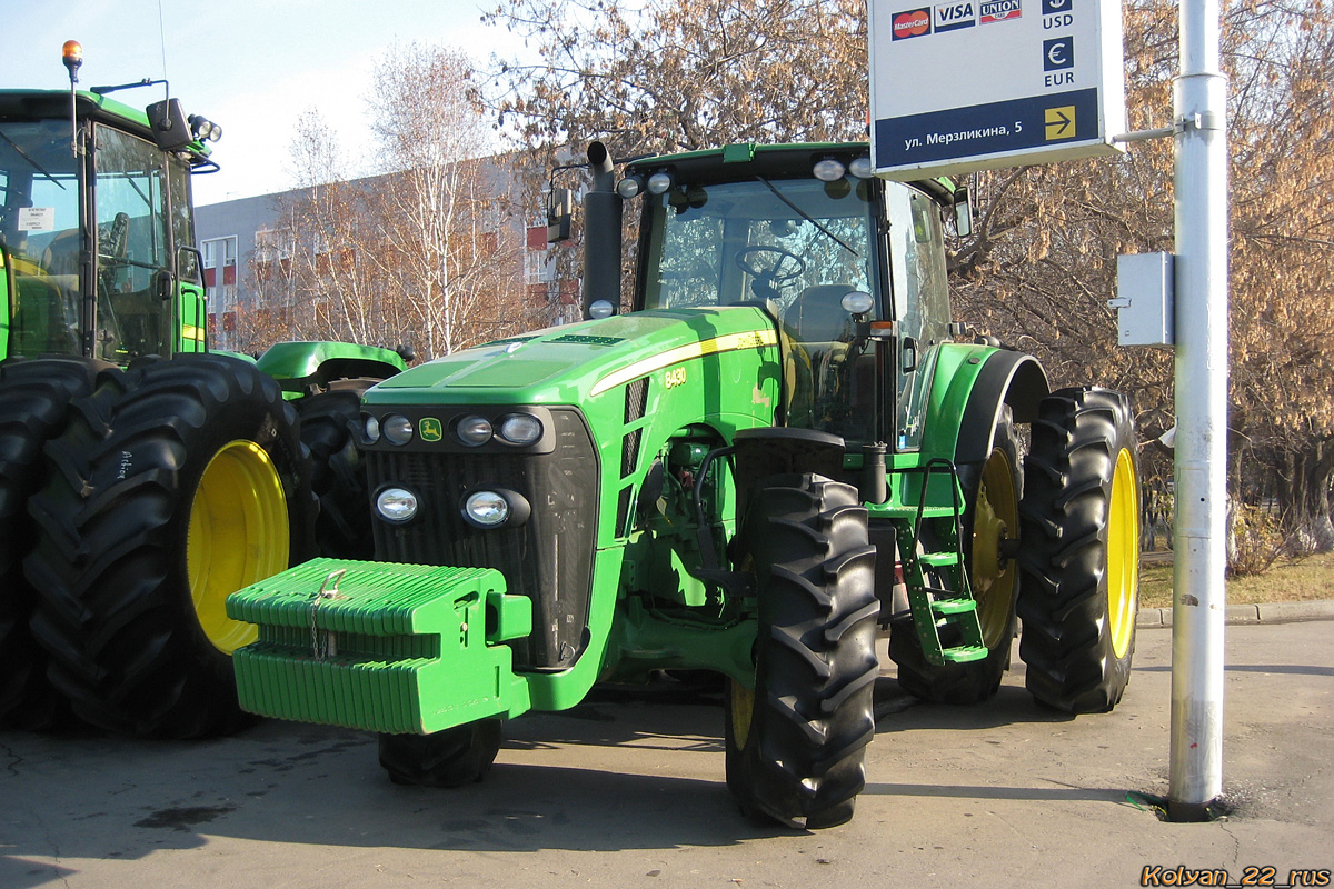 Алтайский край, № (22) Б/Н СТ 1223 — John Deere 8430; Алтайский край — Спецтехника с нечитаемыми на фото номерами; Алтайский край — Выставка "Алтайская Нива 2010"