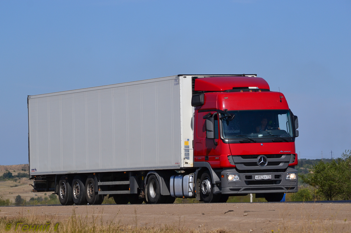Санкт-Петербург, № Х 852 АХ 178 — Mercedes-Benz Actros '09 1841 [Z9M]