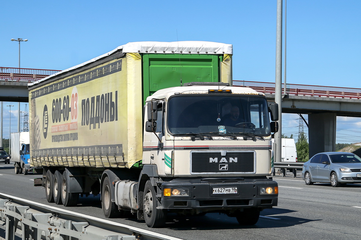 Санкт-Петербург, № Х 627 МВ 98 — MAN F90 19.xxx (общая)