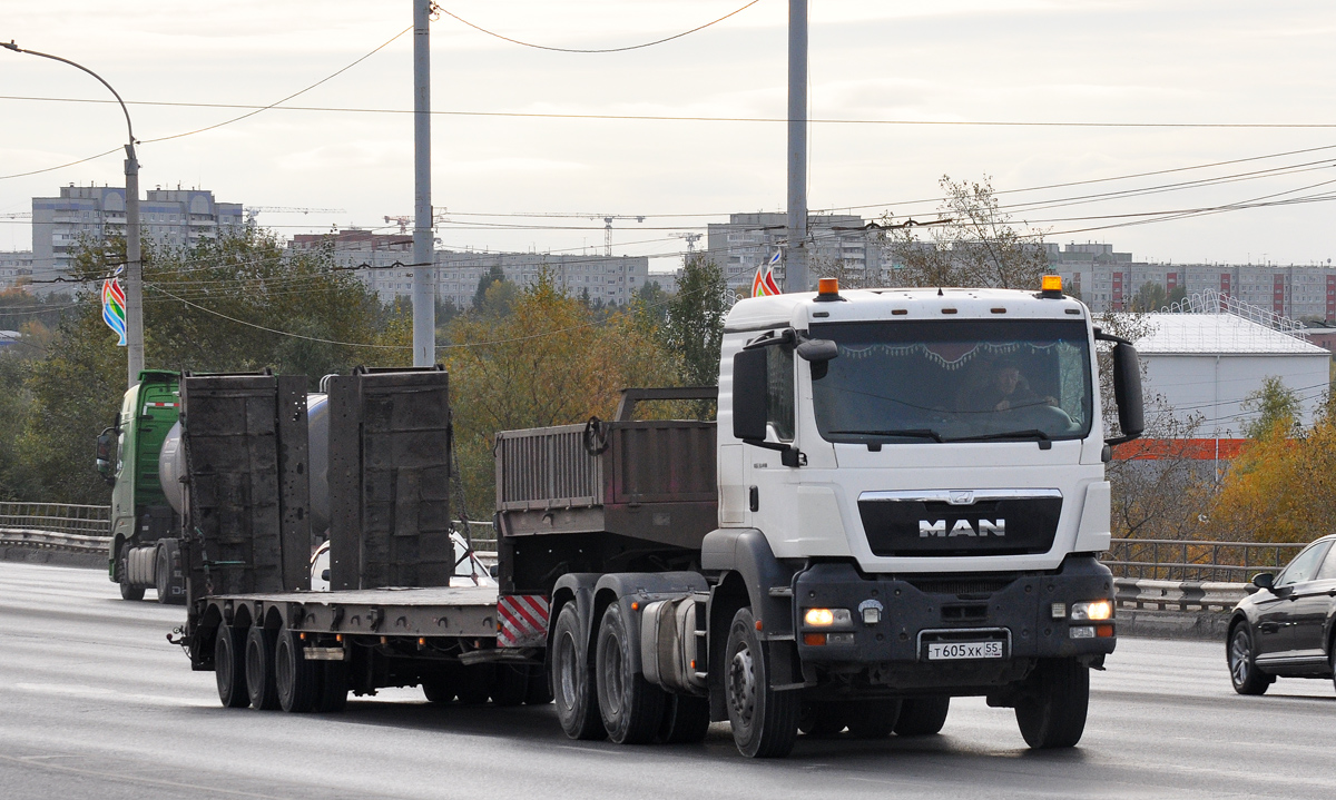 Омская область, № Т 605 ХК 55 — MAN TGS 33.440