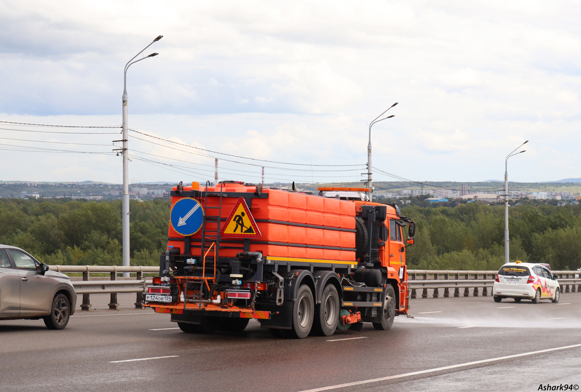 Красноярский край, № Р 124 ОВ 124 — КамАЗ-65115-A5(48)