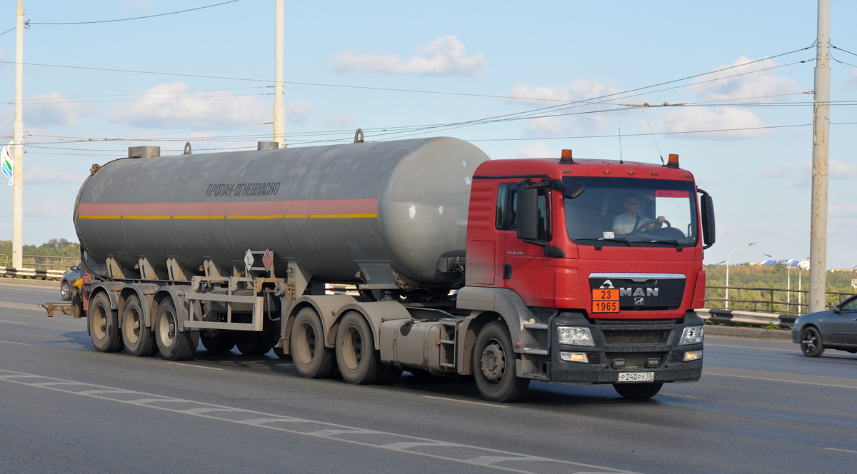 Омская область, № Р 240 РУ 55 — MAN TGS 26.440