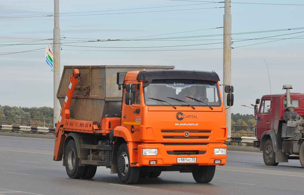 Омская область, № У 981 НС 55 — КамАЗ-43255-G5(69)
