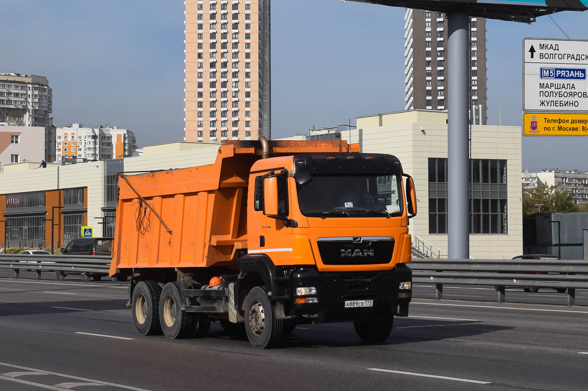 Москва, № А 889 СЕ 777 — MAN TGS 33.400