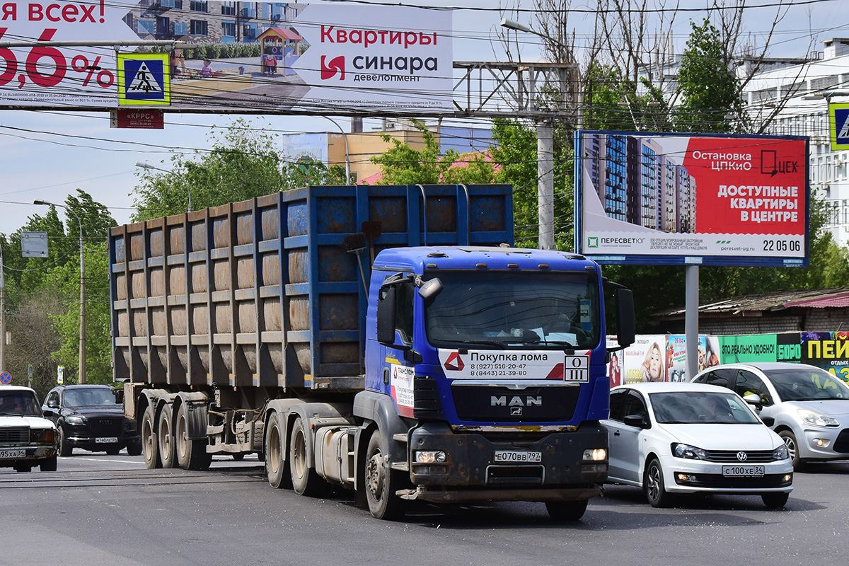 Волгоградская область, № Е 070 ВВ 797 — MAN TGS 26.400