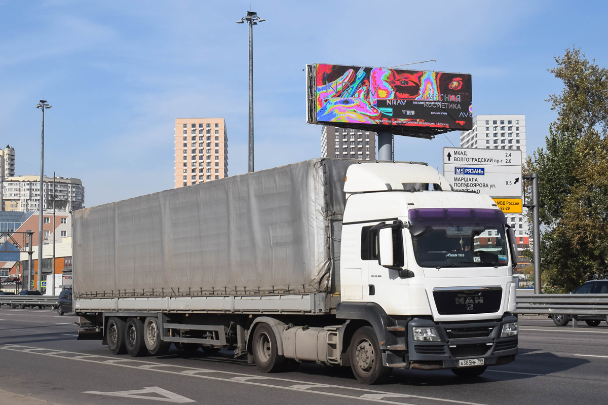Москва, № А 385 МН 799 — MAN TGS 19.400