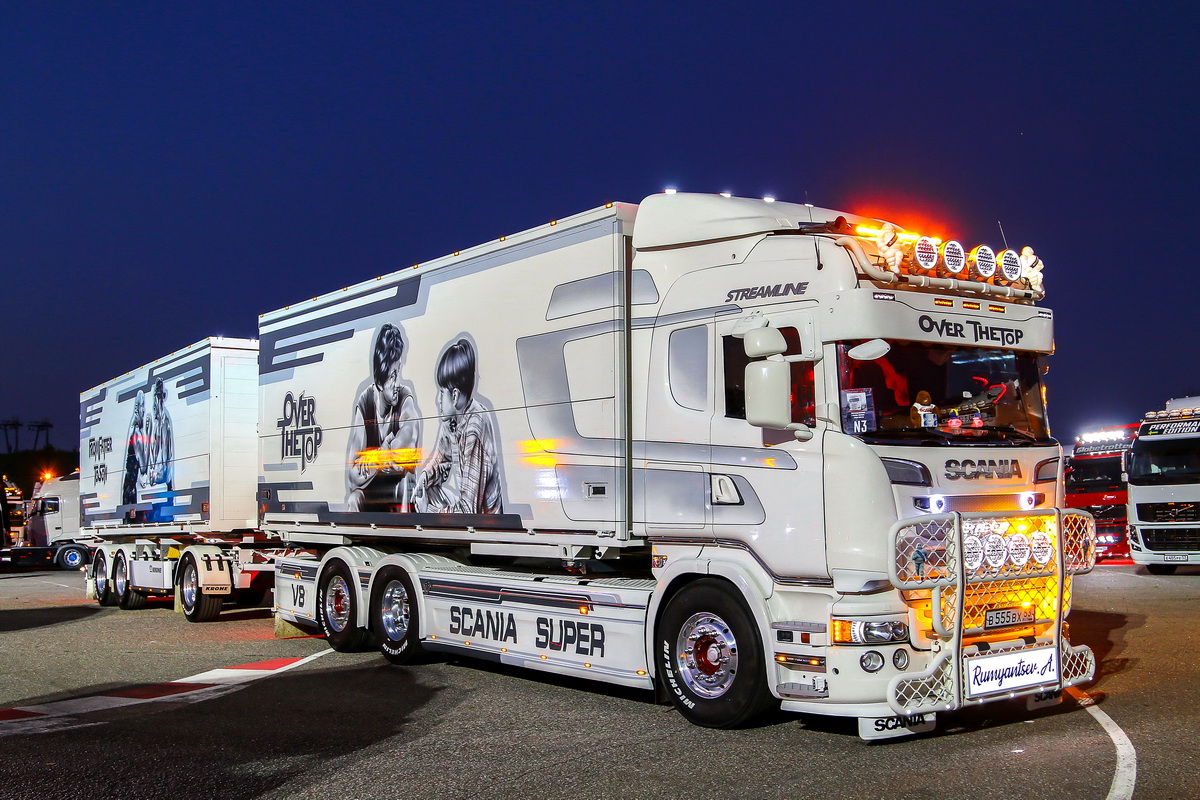 Новгородская область, № В 555 ВХ 53 — Scania ('2013) R500; Московская область — Фестиваль TruckDay 2024