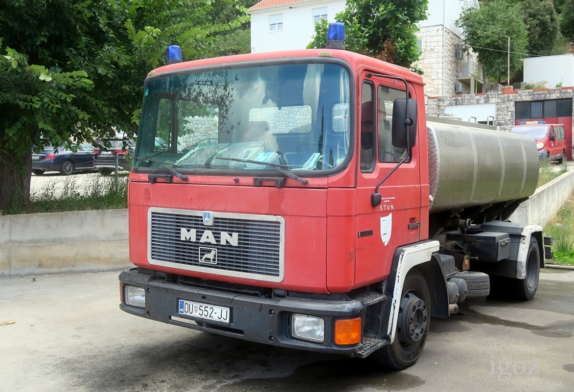 Хорватия, № DU 552-JJ — MAN M2000 (общая модель)
