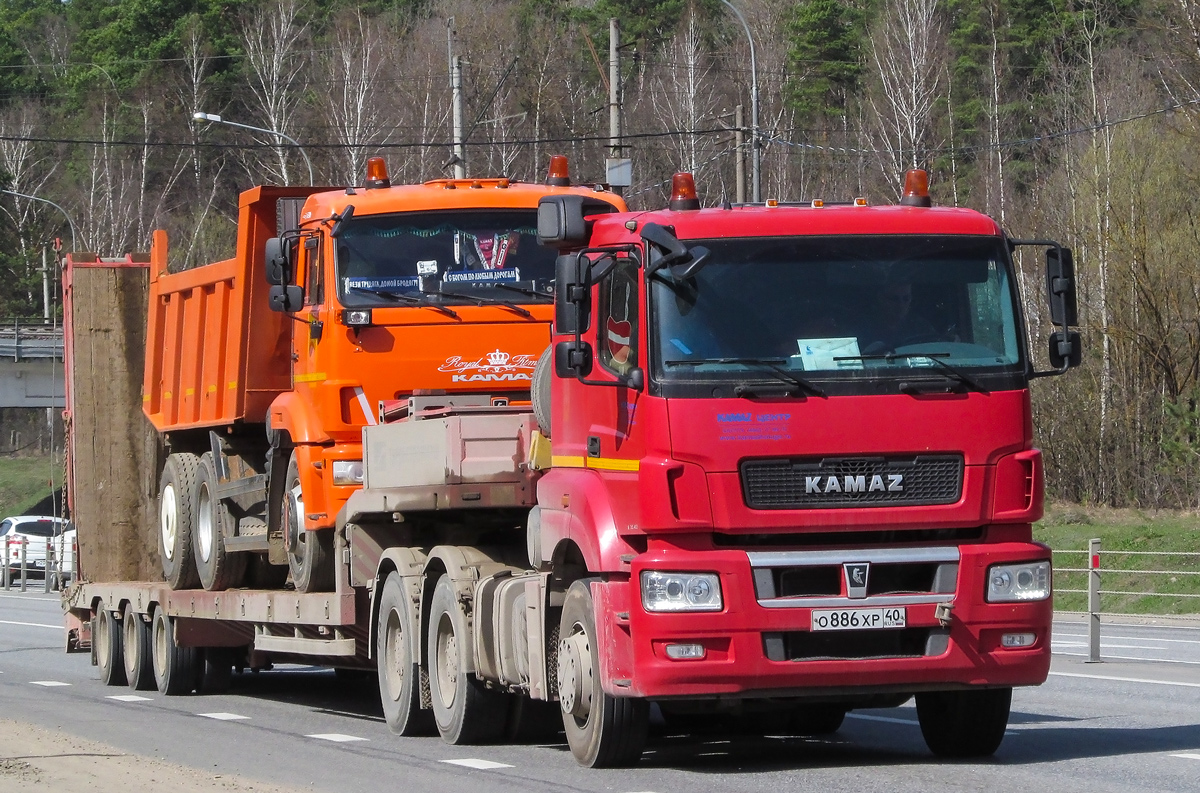 Калужская область, № О 886 ХР 40 — КамАЗ-65806-T5(68)