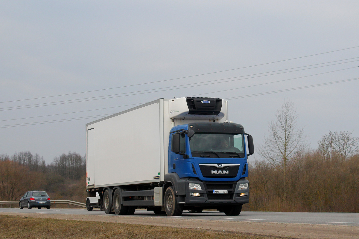Литва, № MML 105 — MAN TGS Euro 6 II (Общая модель)