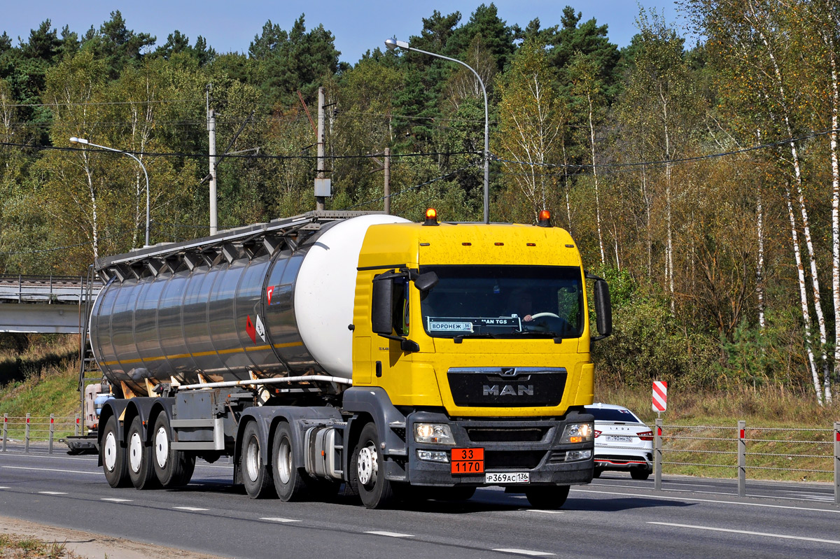 Воронежская область, № Р 369 АС 136 — MAN TGS 26.400