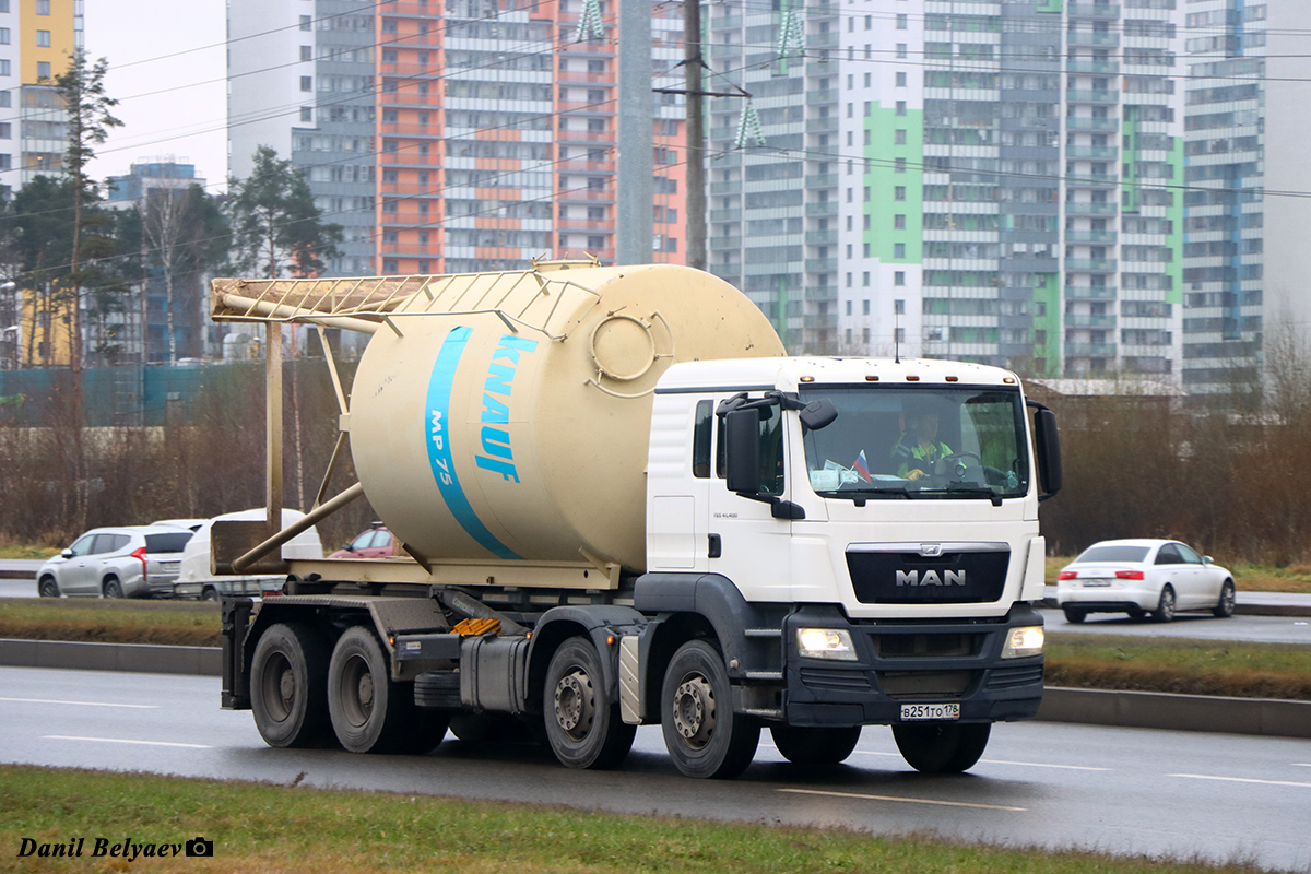 Санкт-Петербург, № В 251 ТО 178 — MAN TGS 41.400