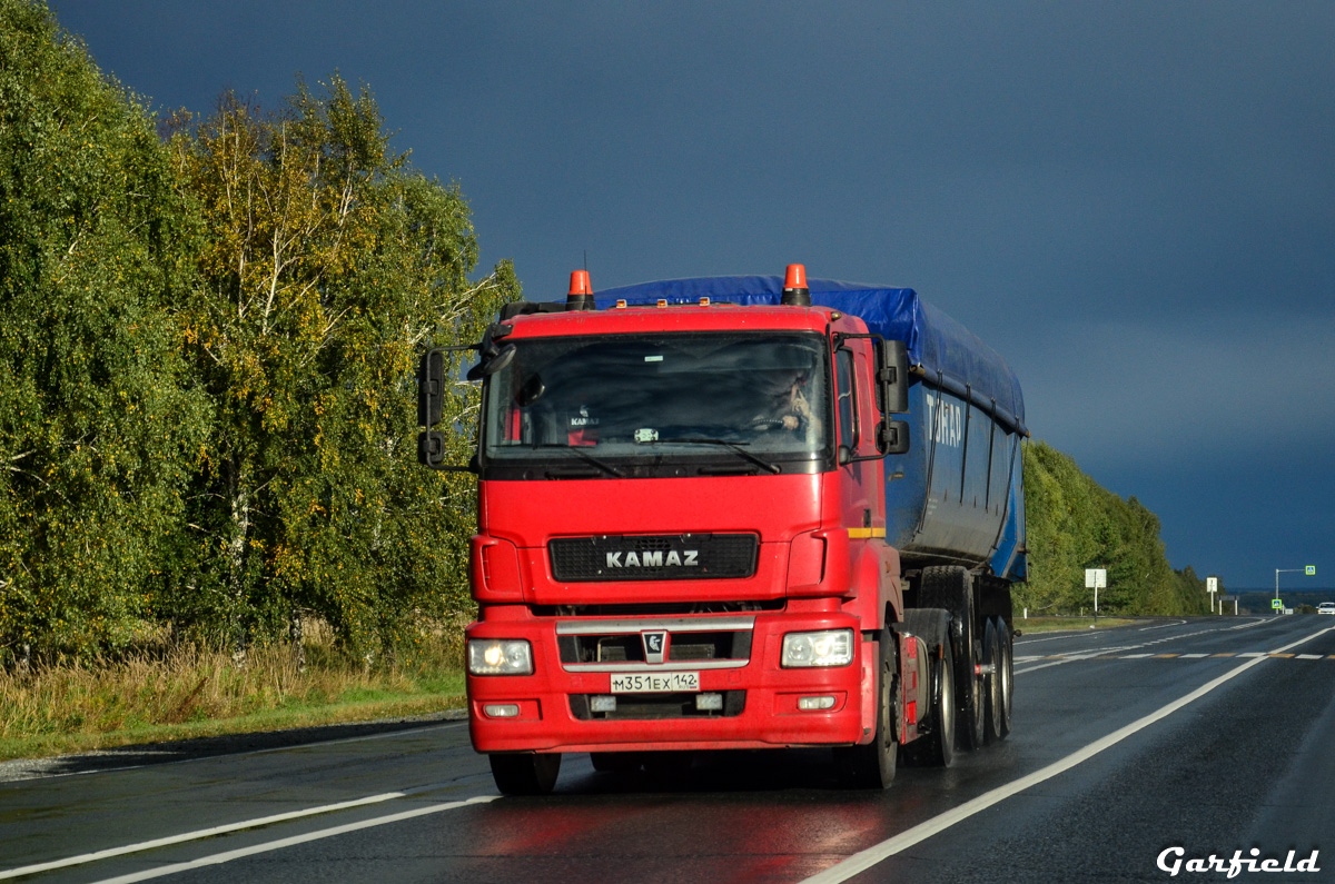 Кемеровская область, № М 351 ЕХ 142 — КамАЗ-5490-S5(87)