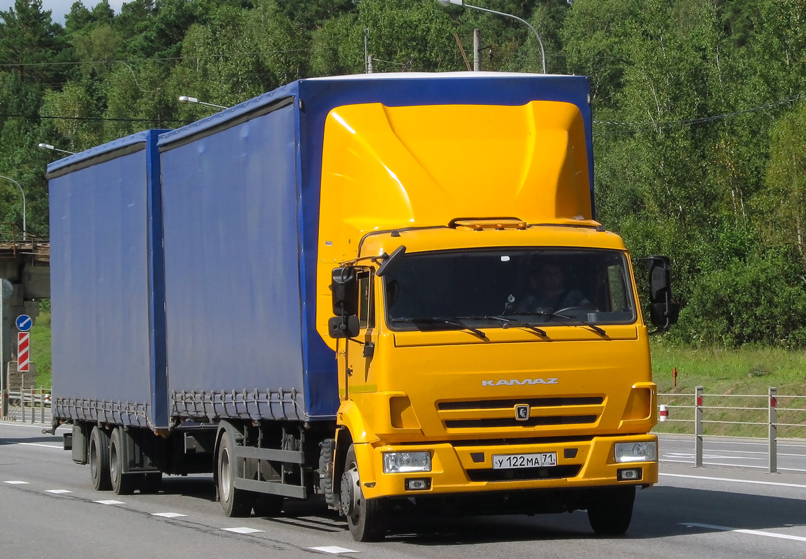 Тульская область, № У 122 МА 71 — КамАЗ-4308-G5(69)